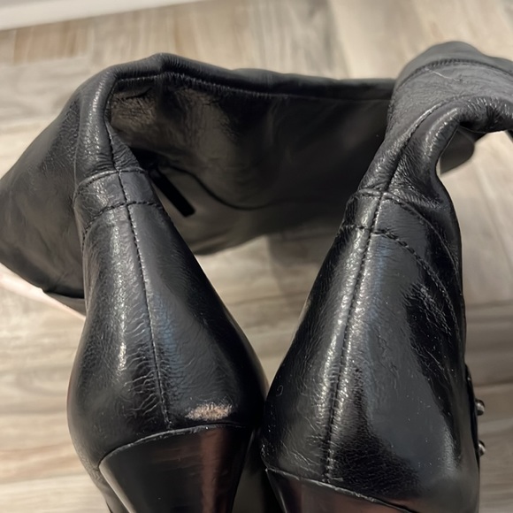 SZ 8 Black Nine West Leather - Picture 6 of 11